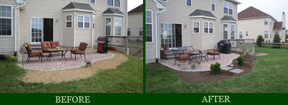 landscaping and sodding